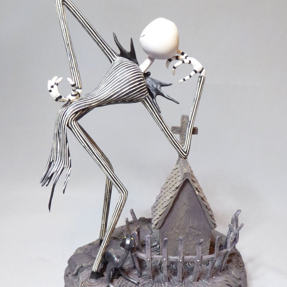NEW 2001 MARKRITA DISNEY NIGHTMARE BEFORE CHRISTMAS JACK SKELLINGTON FIGURE PIN - Picture 6 of 15
